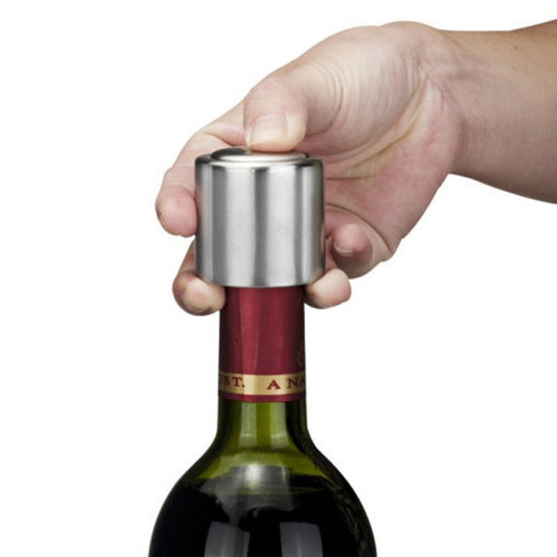 Stainless Steel Vacuum Wine Bottle Stopper Sealed Storage