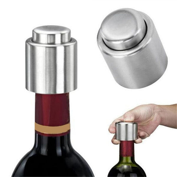 Stainless Steel Vacuum Wine Bottle Stopper Sealed Storage