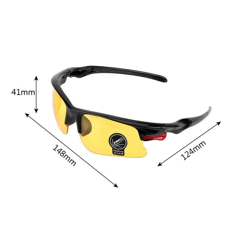 Car Night-Vision Glasses Driver Goggles Anti Glare Protective Gears Sunglasses Night Vision Driving Glasses Accessories
