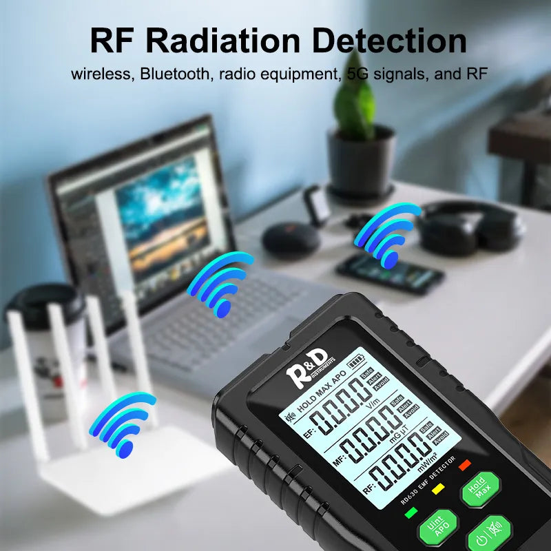 Electromagnetic Field Radiation Detector Tester EMF Meter