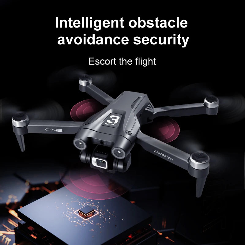 Dual Motor 8K Professional GPS WIFI FPV Obstacle Avoidance Folding Drone