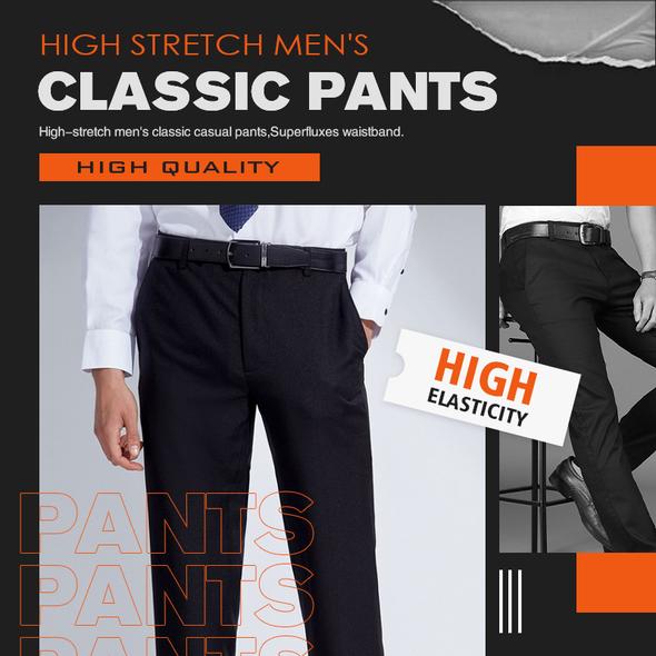 High Stretch Men's Classic Pants