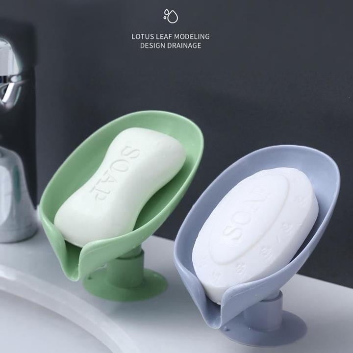 Leaf Shape Drain Soap Box