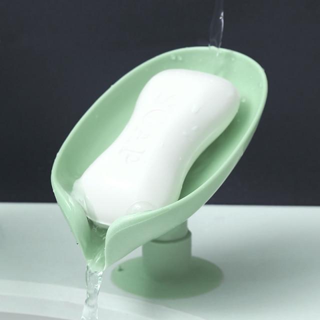 Leaf Shape Drain Soap Box