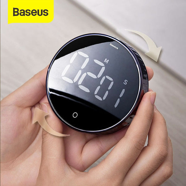 Magnetic Digital Timer LED Counter Alarm Reminder Electronic Countdown