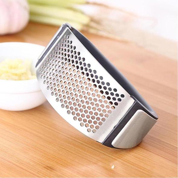 Stainless Steel Garlic Presser Kitchen Manual Garlic Mincer Chopping