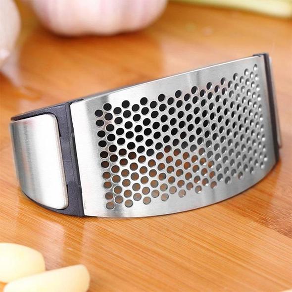 Stainless Steel Garlic Presser Kitchen Manual Garlic Mincer Chopping