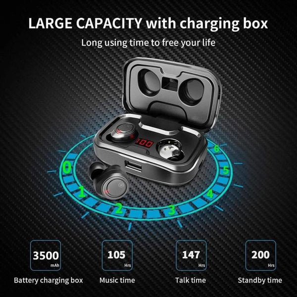 X10 Bluetooth Earphones Wireless Earbuds with Charging Box