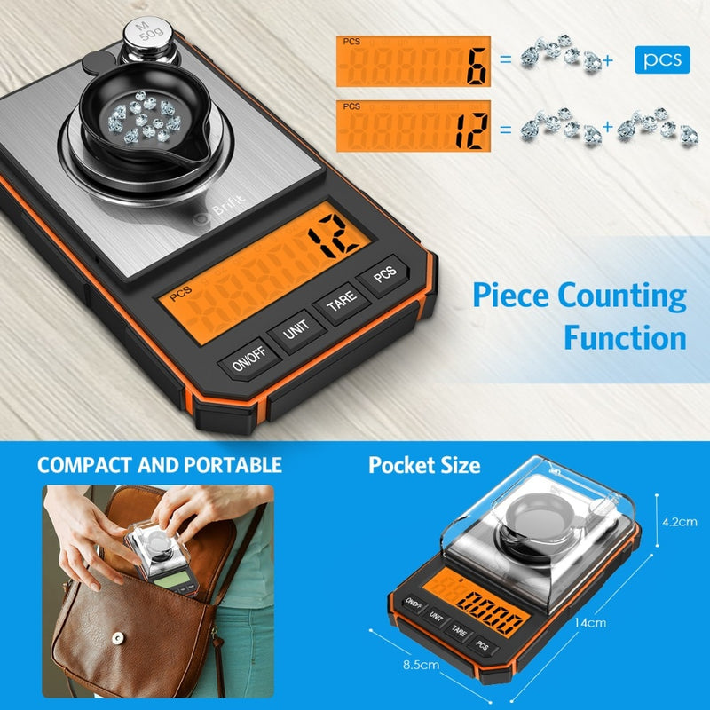 Electronic Digital Scale Portable Mini Scale Precision