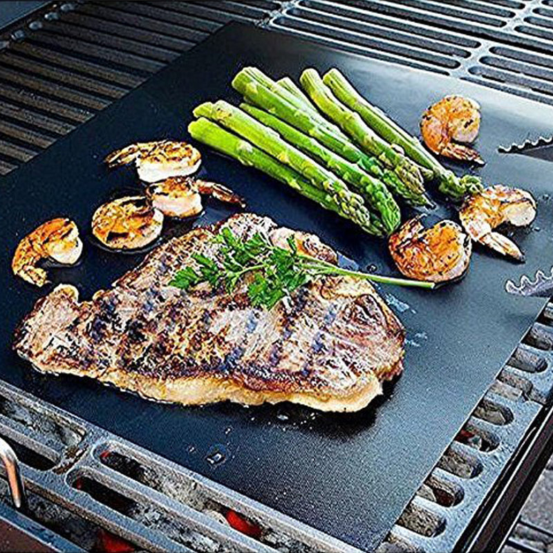 NON-STICK AND REUSABLE BBQ COOKING MATS