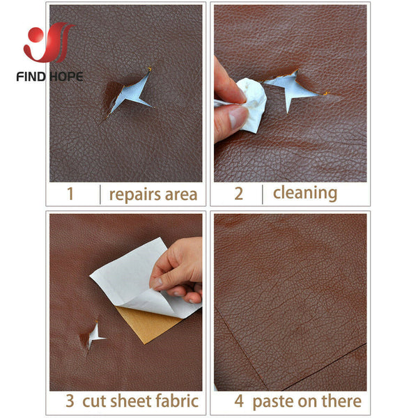 Self Adhesive PU Leather Patches Diy Stickers