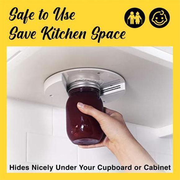 Jar Opener Multi-function Cap Opener Under Cabinet