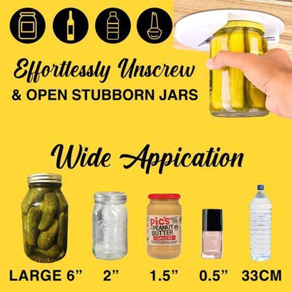 Jar Opener Multi-function Cap Opener Under Cabinet