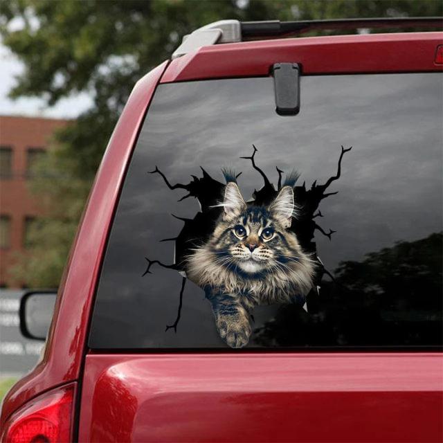 Waterproof 3D Cat and Dog Stickers