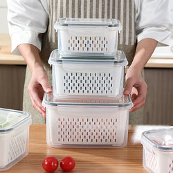 Kitchen Plastic Storage Box Vegetables Fruit