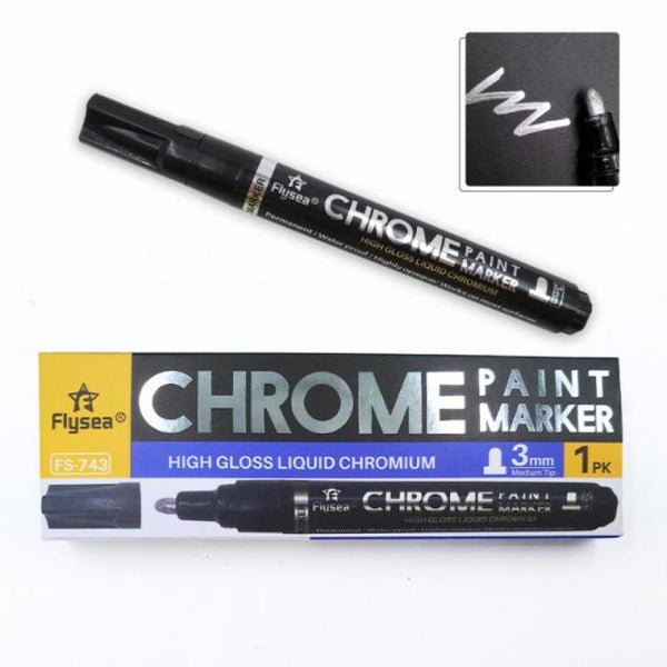 Silver Chrome Marker