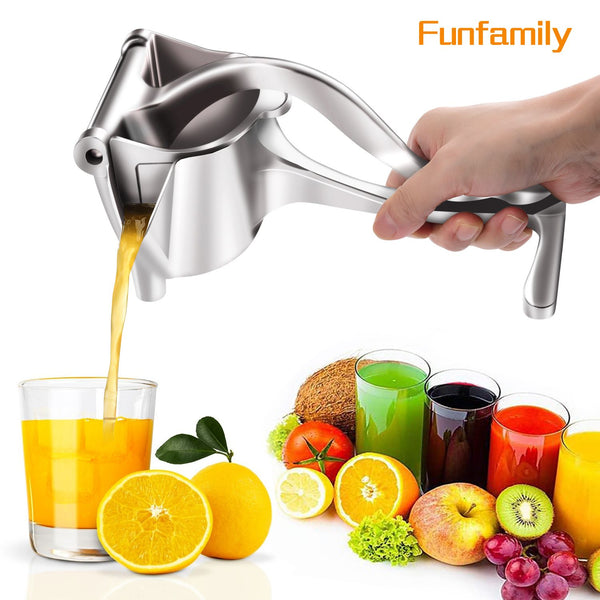 Stainless Steel Fruit and Juice Squeezer Manual Orange Juicer