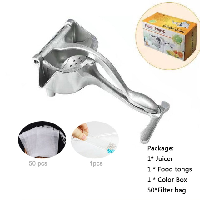 Stainless Steel Fruit and Juice Squeezer Manual Orange Juicer