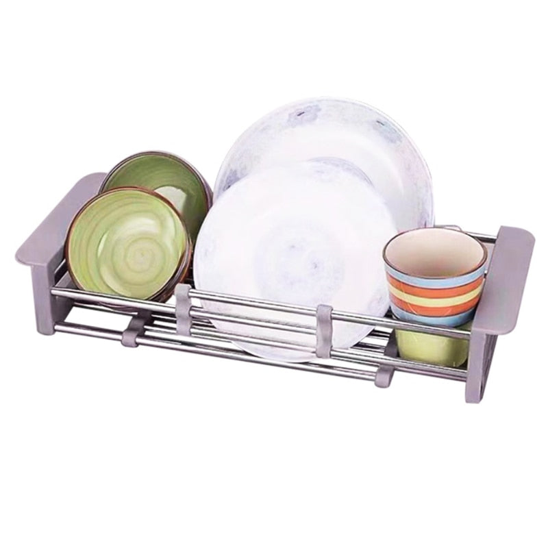 Kitchen Dish Drying Rack,Over Sink Expandable