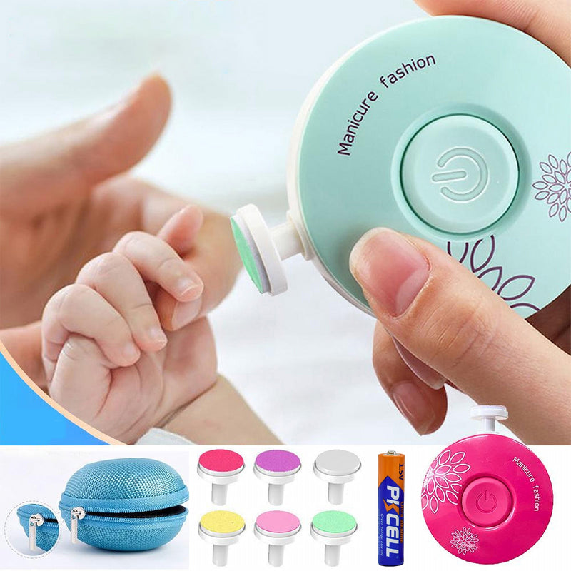 Electric Lime Nail Clipper Goods For Newborn Baby Nail